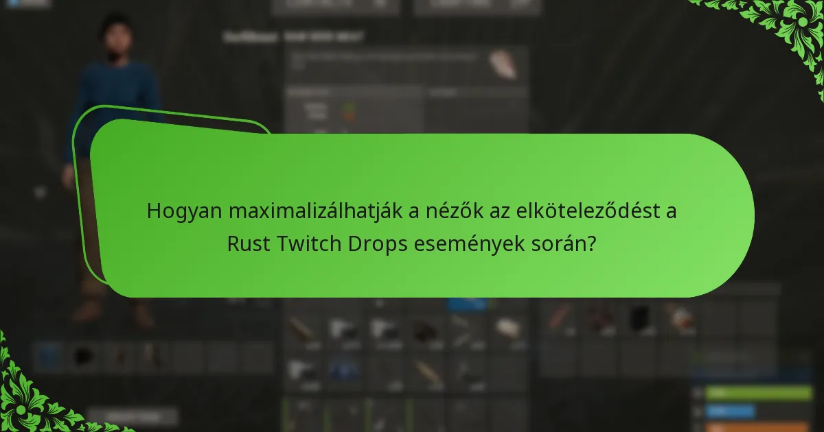Mely promóciós események tartalmazzák a Rust Twitch Drops-ot?