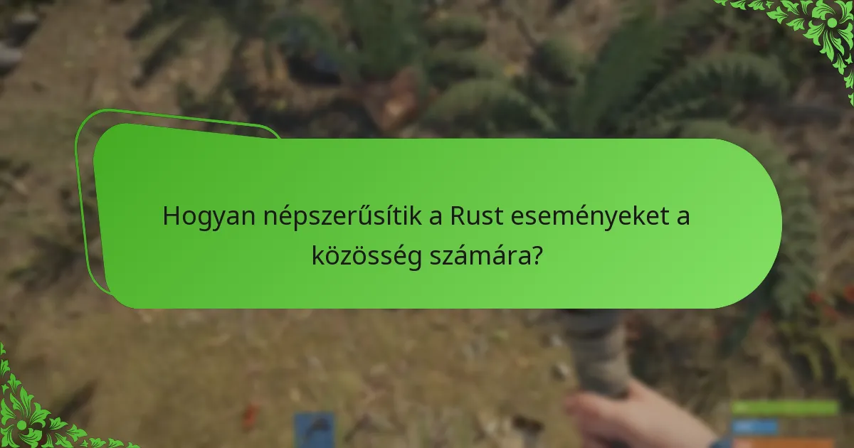 Milyen játékos ösztönzők kapcsolódnak a Rust események során elérhető jutalmakhoz?