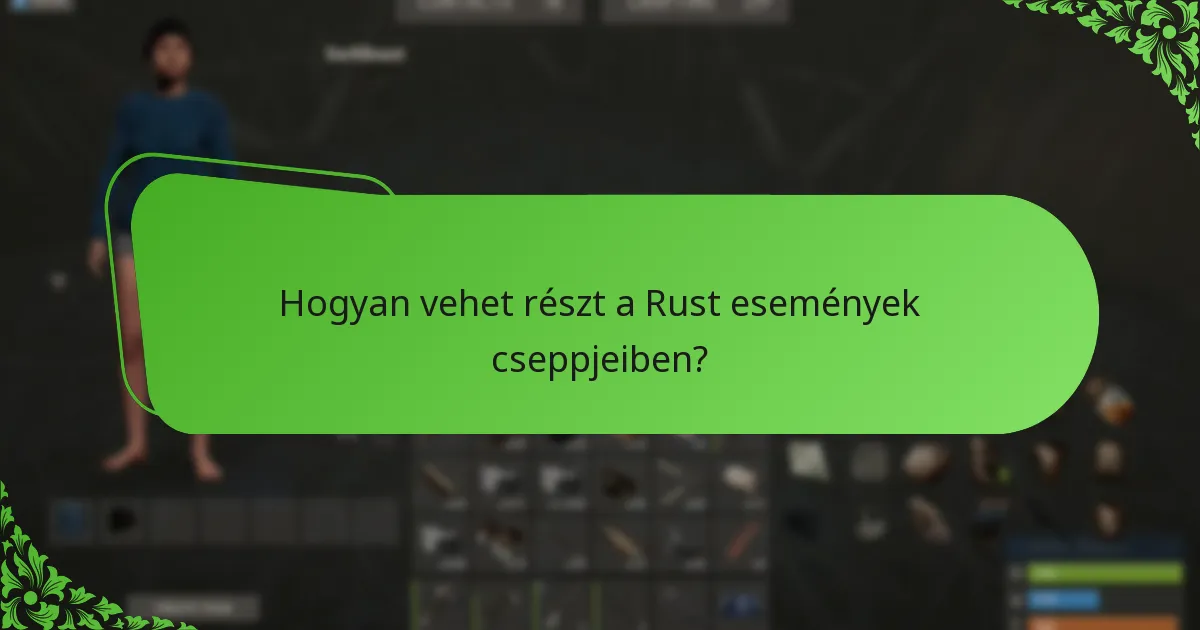 Mely jótékonysági kezdeményezések kapcsolódnak a Rust eseményekhez?