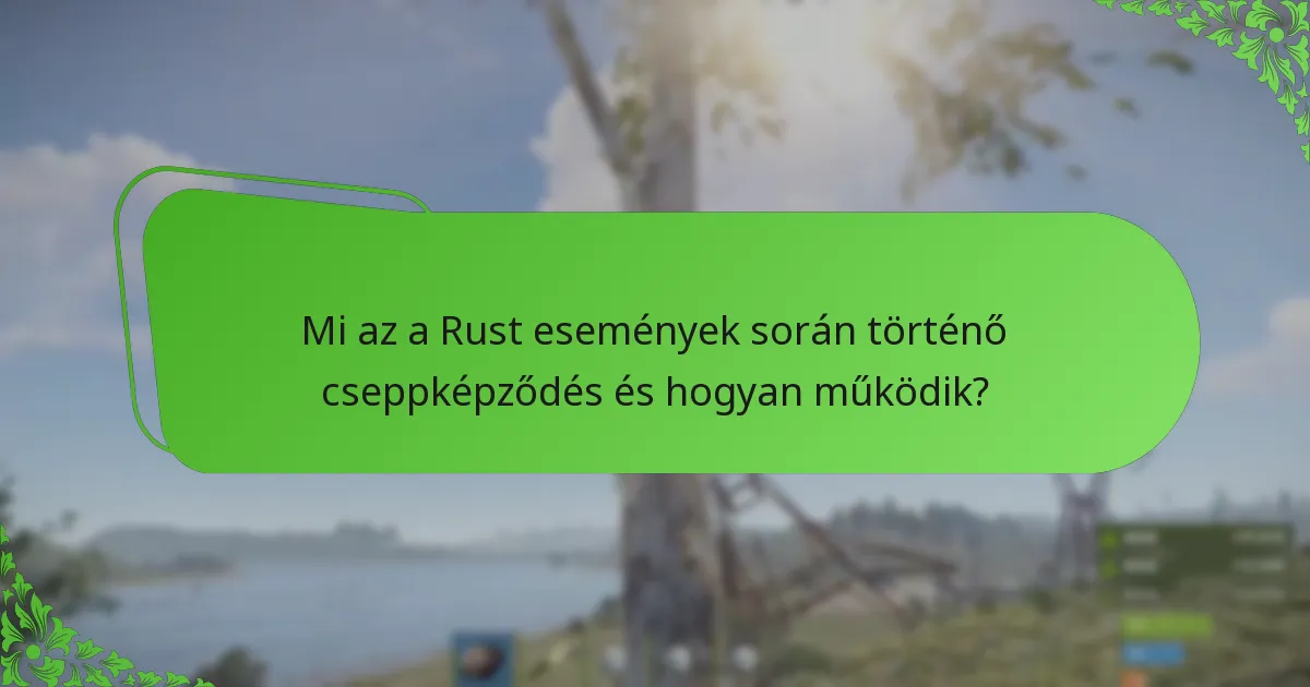 Hogyan támogatja a Rust közösség a cseppképződéseket?